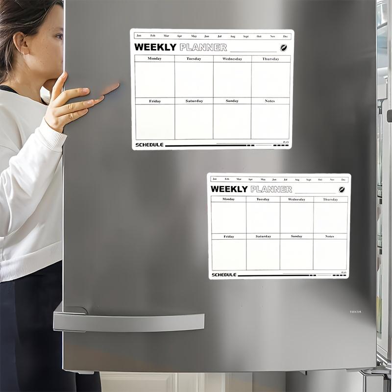 Erasable Decorative Magnetic Whiteboard, Perfect for Message Writing, Planning & Sticky Note Display