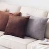 Throw Pillow Comfortable Flannel Adjustable Straps Striped Decorative Pillow Sofa Cushion for Hotel