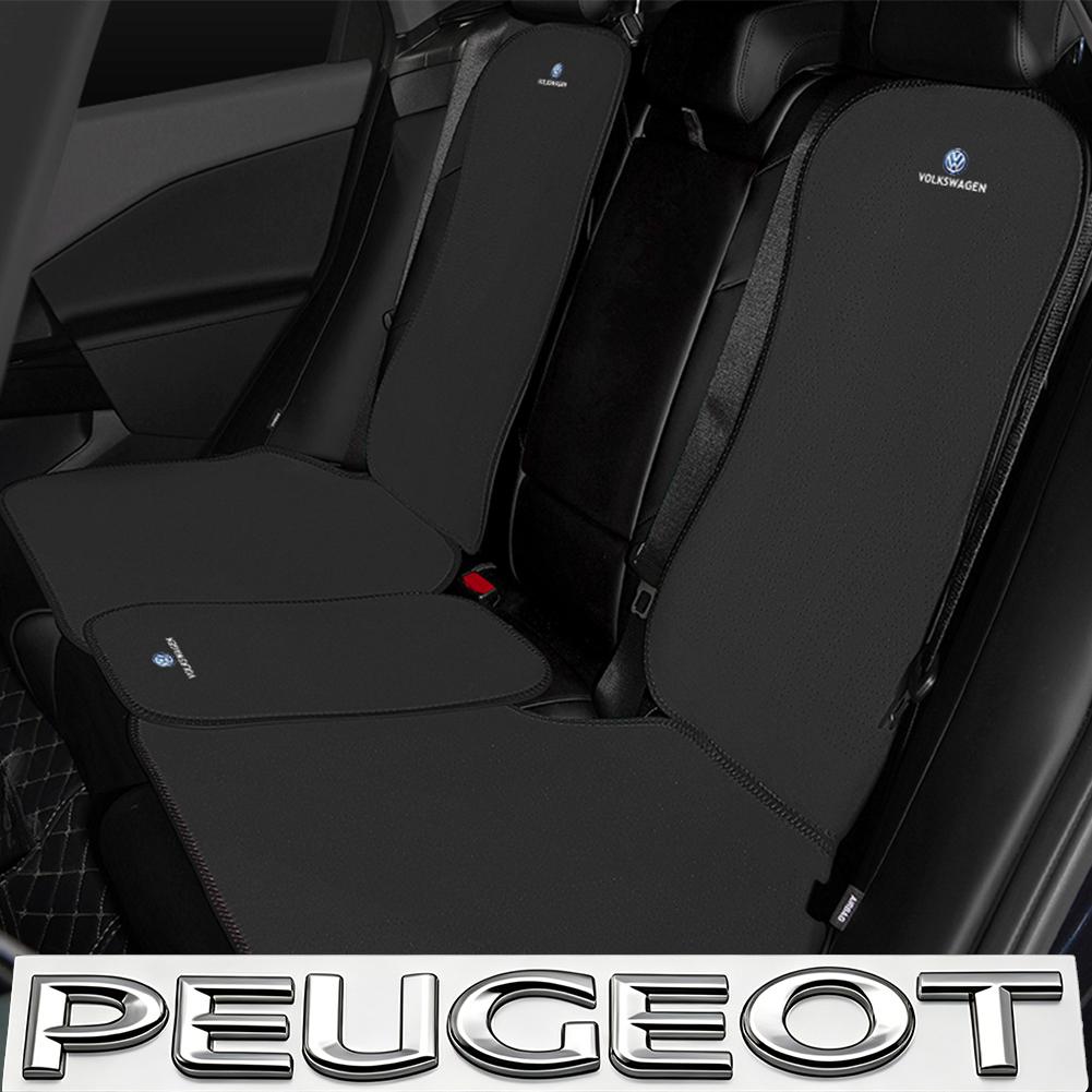 hijk1 Car Plush Car Seat Covers Four Seasons Front Rear Seat Protector For VW Golf T‑Roc Tiguan Polo Passat T‑Cross Taigo ID.4 7 MK7