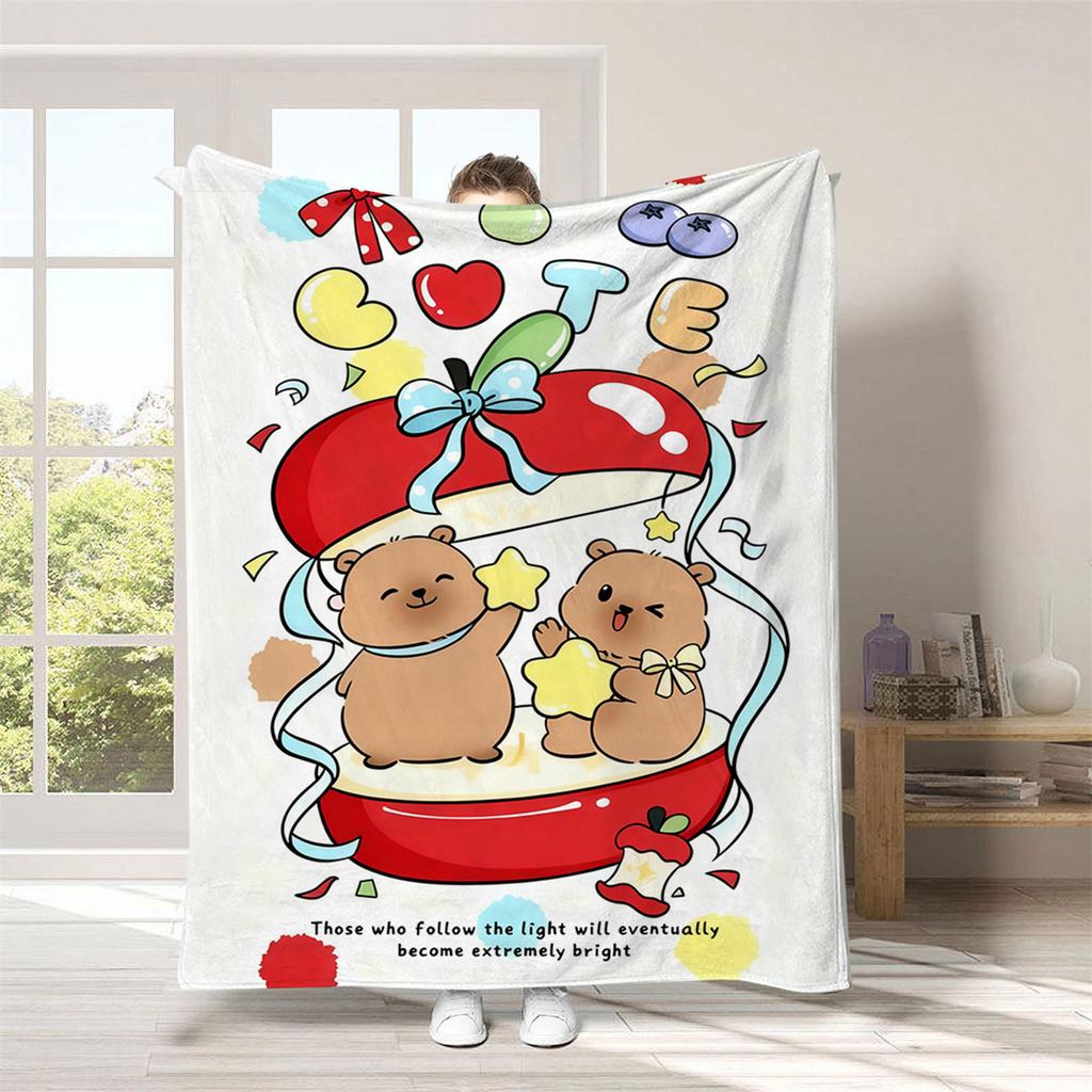 Capybara Blanket Gifts, Capybara Blanket for Girls Kids, Capybara Gifts for Girls Women, Just a Girl Who Loves Capybara Blanket