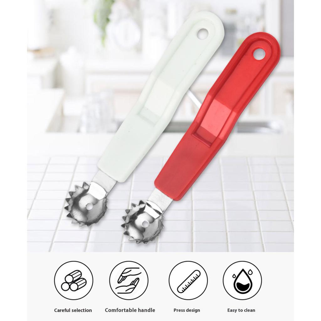 Stainless Steel Strawberry Huller Baller Tool With Ergonomic Handle For Fruit Coring And Seed Removal Kitchen Essential