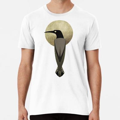 Art Deco Crow  S To 5XL Made In the AU/USA T-Shirt