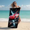 Personalized McQueen's Race Day Beach Towel Microfiber Beach Towel Thin Absorbent for Beach Swimming Yoga Bath Sports. 0910435
