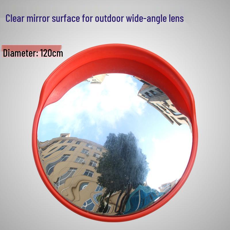 Wide-Angle Convex Mirror for Indoor/Outdoor Corner Parking Lot Use