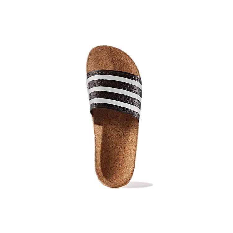 (WMNS) adidas originals Adilette 'Black White' Women's BA7211