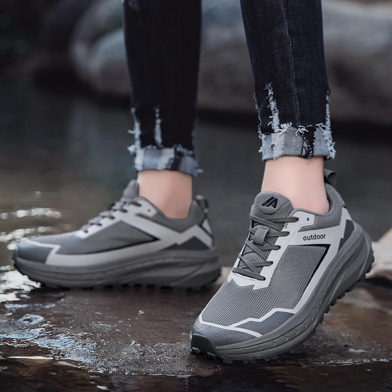 Fashion Men's Running Shoes Outdoor Sports Climbing Fitness Hiking Plus Size 48 Absorption Wear-resistant Anti-slip Casual Sports Shoes