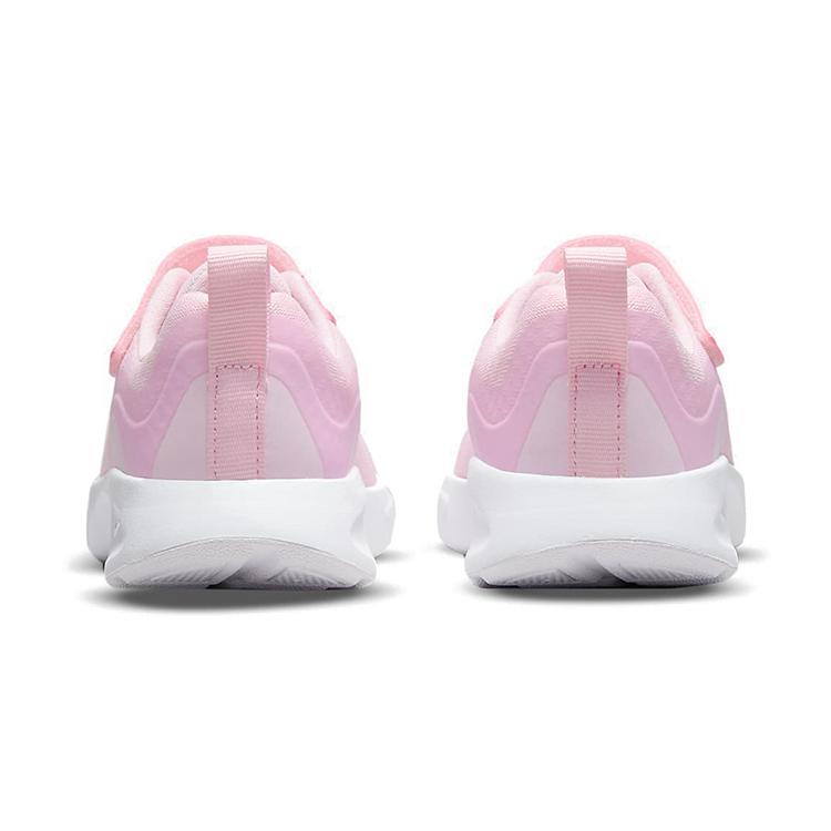 New Nike Wearallday Slip Resistant Cushioning Low Top Running Shoes Pink White Children Aged 3 7 Years Old CJ3817-601