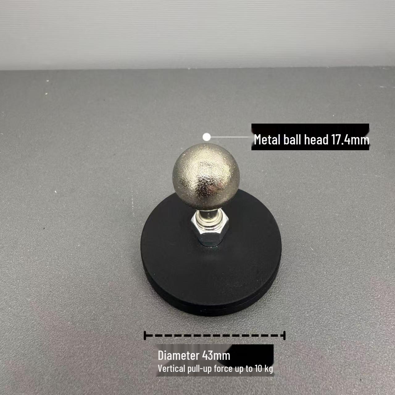 17.4mm N52 Strong Magnetic Outdoor Phone Holder with Metal Ball Head