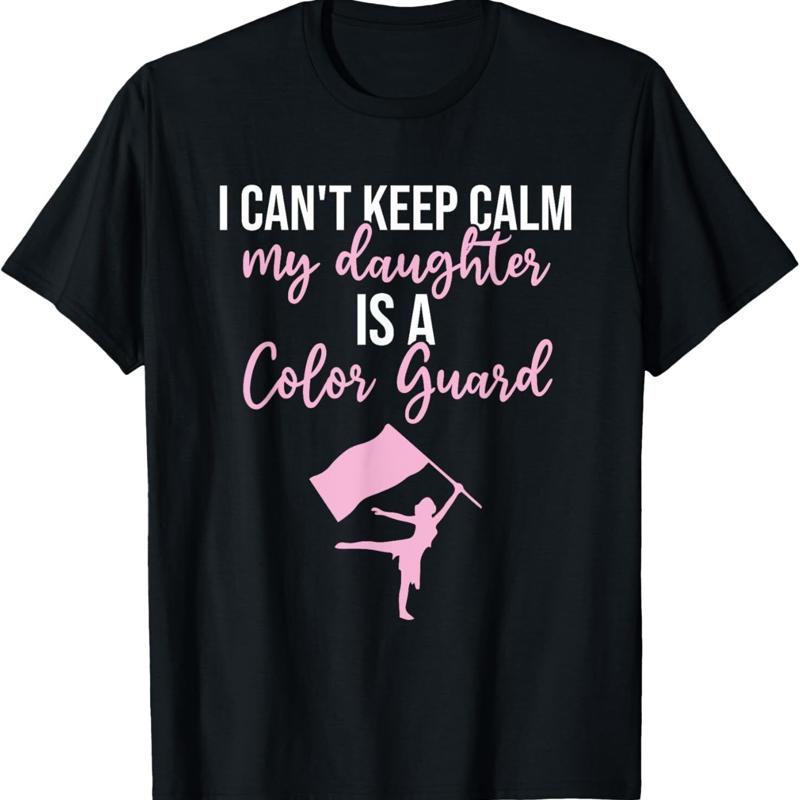 

Color Guard Mom Dad Marching Band Colorguard T Shirt - Men s Summer Cotton Graphic Tee S разноцветный