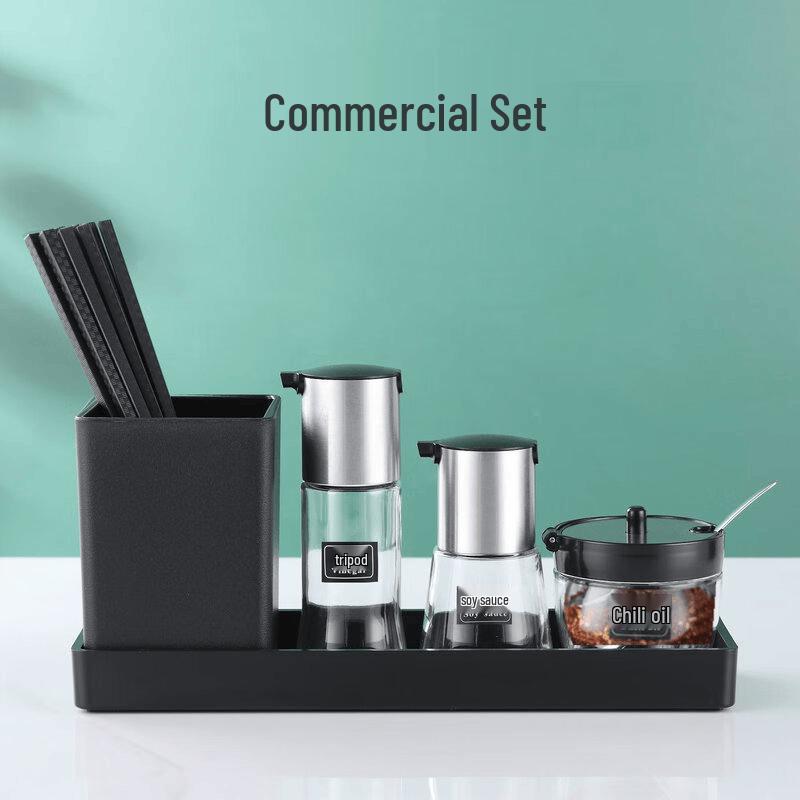 Commercial Restaurant Condiment & Chopstick Holder Set