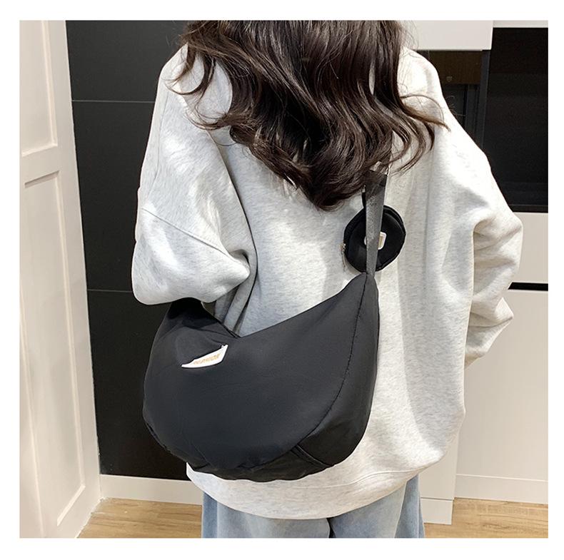 Dámská 2025 Oxford látková taška knedlík - Ležérní, velkokapacitní, všestranná taška na pas, rameno a crossbody