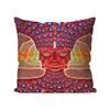 A- Alex Gray Trippy Psychedelic Pillow Case Square Pillow Bedroom Sofa Leisure Comfort Cushion Living Room Home Decoration 40X40