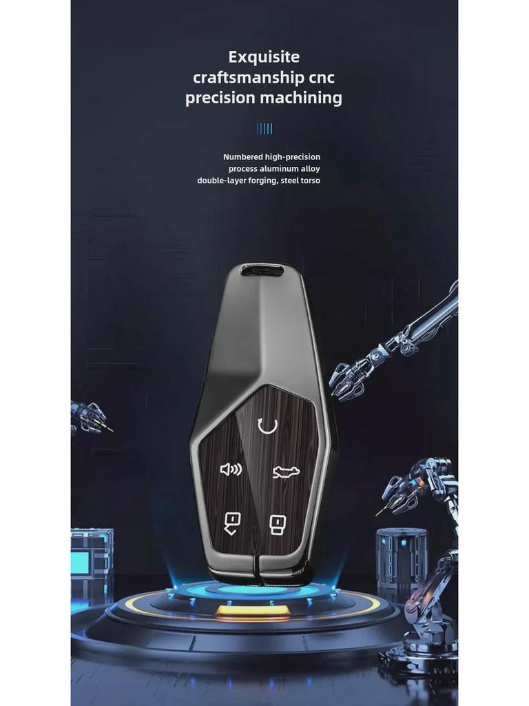 MG ONE Zinc Alloy Car Key Cover - Stylish Modification Accessory for Men and Women