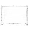 Soccer Rebound Trainer, 8x6FT Iron Soccer Training Equipment, Sports Football Rebounder Wall with Double-Sided Rebounding Net & Goal, Perfect for
