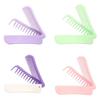 Portable Travel Folding 2-in-1 Brush Anti-static Styling Comb Professional Hair Styling Tool Special For Real Hair Wigs