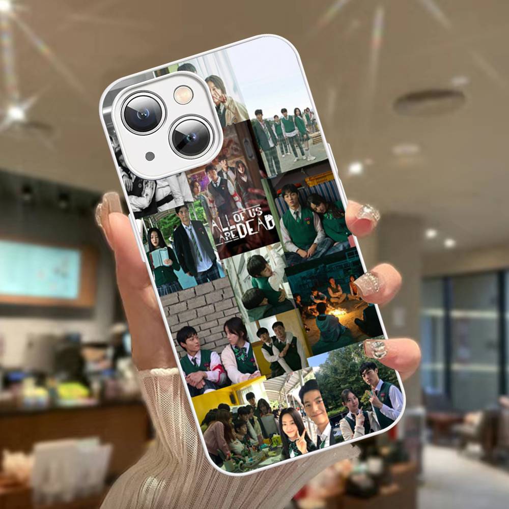 Horror TV All Of Us Are Dead Tempered Glass For Iphone 14 13 12 11 Pro Mini XS MAX 14Plus X XS XR Fundas