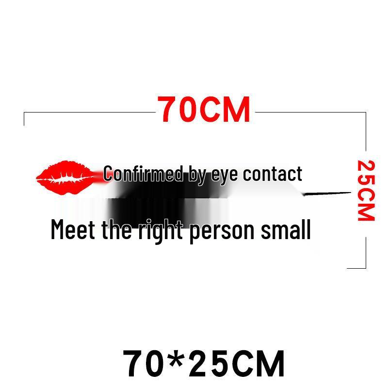 Creative Personality Reflective Car Door & Rear Window Sticker: 'A Wise Man Speaks Little'