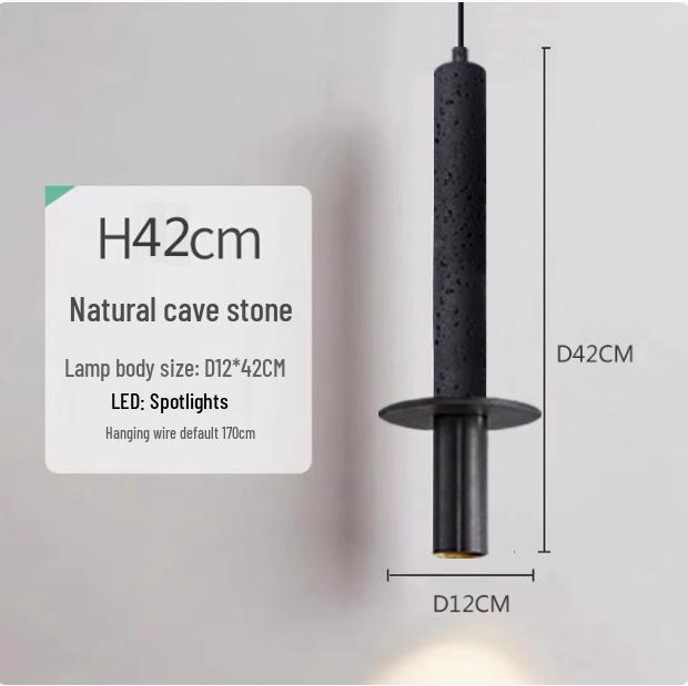 Nordic Minimalist Marble Pendant Light - Single-Head for Restaurants and Bedrooms