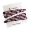 Stylish Fashionable Hair Barrettes Hair Clip Sweet Hairpin Barrette Plaids Hair Clip Christmas for Women Girl
