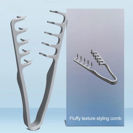 Volumgivende teksturkam bredtannet hårstylingkam røft løft volumverktøy kvinner menn pannelugg skillepleie tilbehør