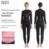 3mm OUZO Unisex Wetsuit: Warm, Quick-Drying, Super Elastic, Sun-Protected One-Piece for Winter Surfing and Diving.