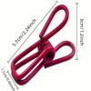 10/20/50Pcs, Colorful Metal Sealing Clips, Multi-Purpose Reusable Storage Clips For Bread, Sealing Bags, Clothes, Documents
