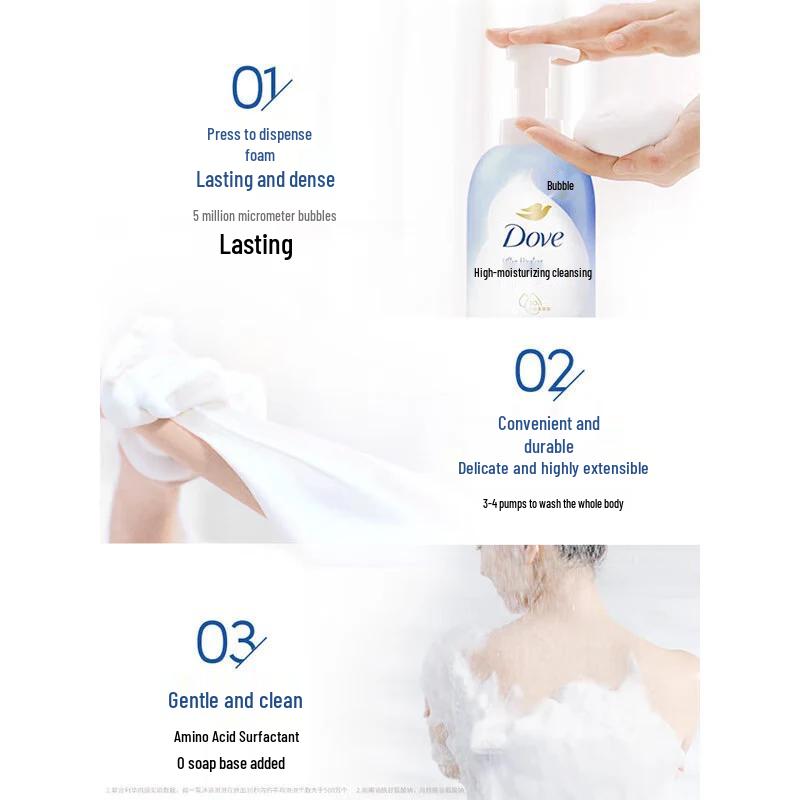 Dove Deep Nourishing Amino Acid Shower Foam