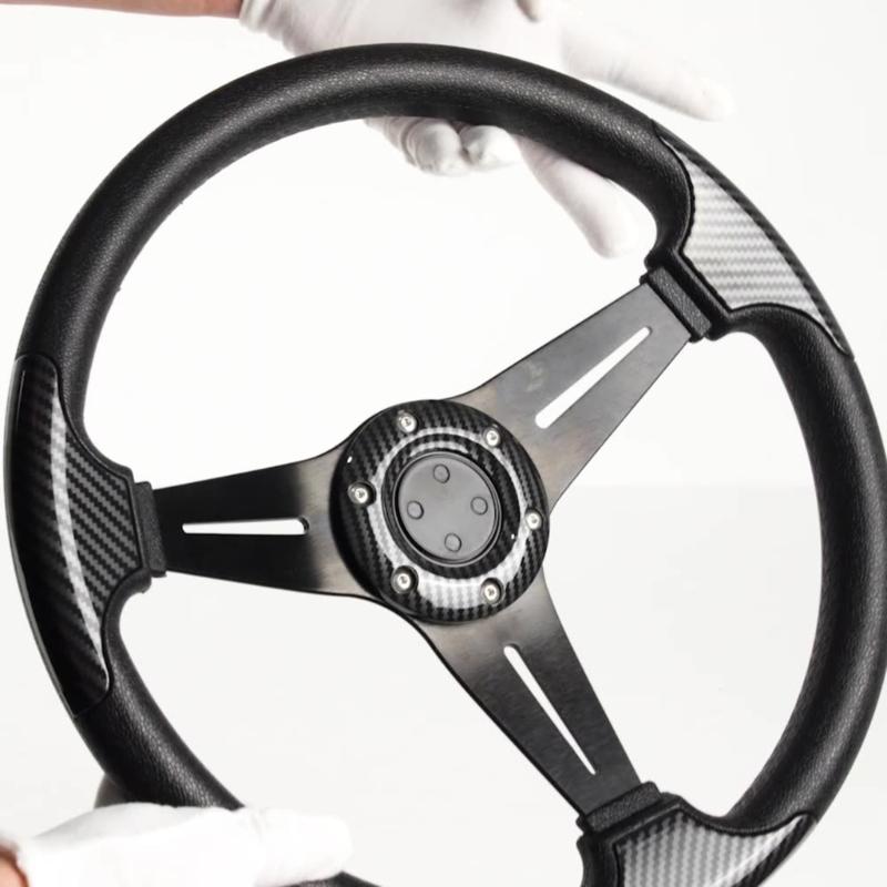Prémiový PU materiál Volant 14 palců 345 mm Kompatibilita Lehký design