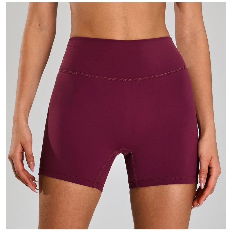 Summer Fashion New Style Nude Quick-drying Breathable High-waist Abdomen Fitness Sports Shorts