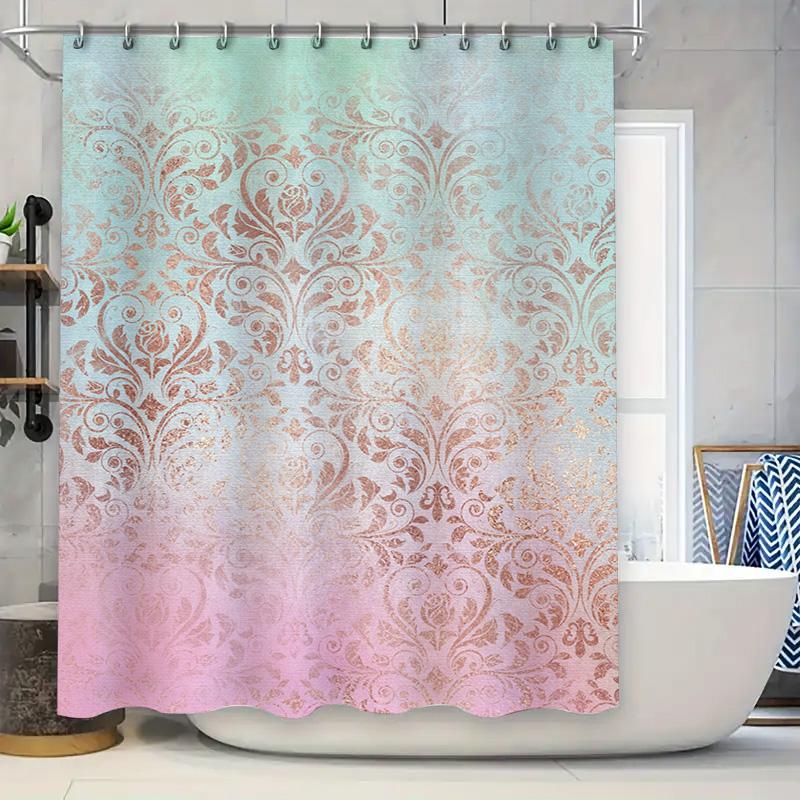 

Принт мопса Водонепроницаемая шторка для душа Декор для ванной 90x180cm