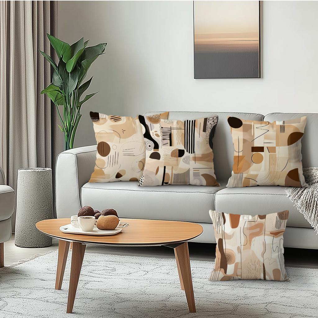 Abstract Art Cushions Pillowcase Polyester Cushion Cover Throw Pillow Pillowcover Home Car Sofa Decor