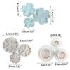 3 Pieces Flower Shaped Cookie Molds Baking Mold Baking Accessories for Cookie