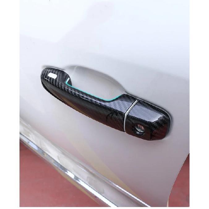 Carbon Fiber Door Handle Cover for Lexus GX GX460 J150 LC150 2010~ Luxurious Car Accessories Styling Stickers Trim 2011 2012