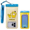 DIVAID Waterproof Case with Shoulder Strap with iPhone and Android Pokémon Wide-Sized (Pikachu & Kodak) [Compatible Smartphones, Floating, Waterproof,