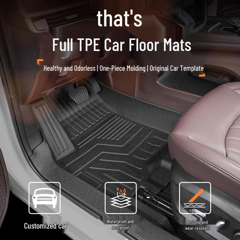 TPE Full-Coverage Floor Mats for Chery Tiggo 8, 6 & 7-Seater (2018-2025 Pro Plus Models)