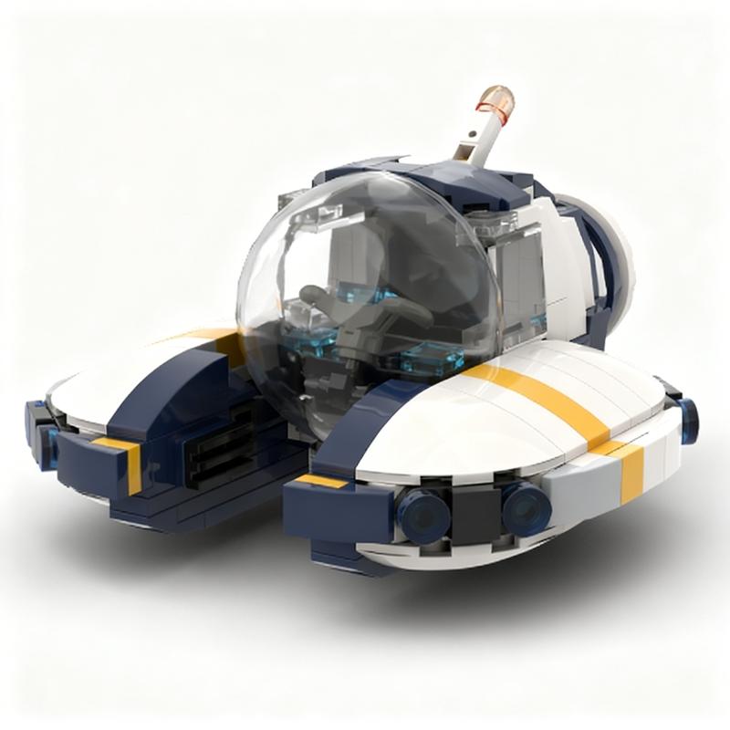 281 Teile MOC Subnautica Seamoth Modell Bausteine Konstruktion Weihnachtsgeschenke Spielzeug Kreative DIY Idee Stein Kinder Architektur