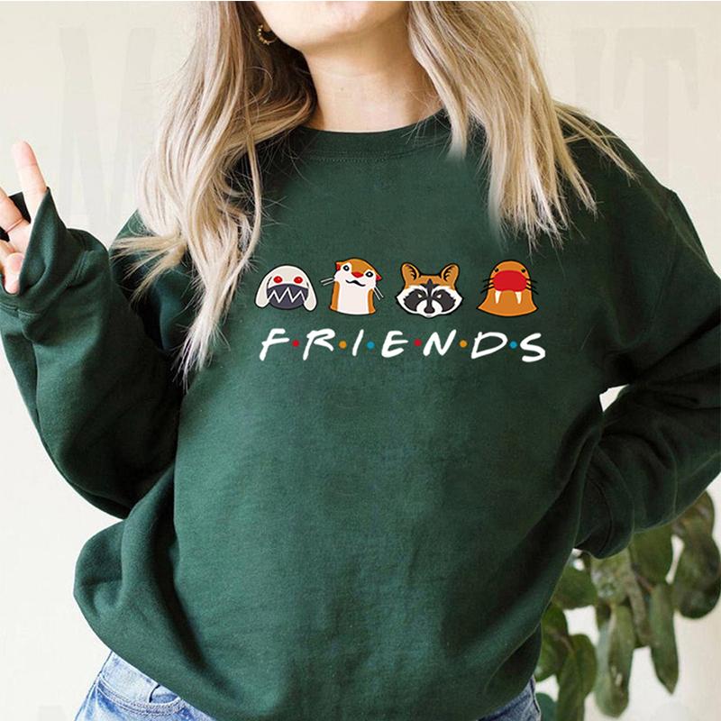 Unisex Lylla Rocket Floor Teefs Sweatshirt Vintage GOTG Vol Good To Have Friends Rocket Raccoon Hoodies Fans Geschenk