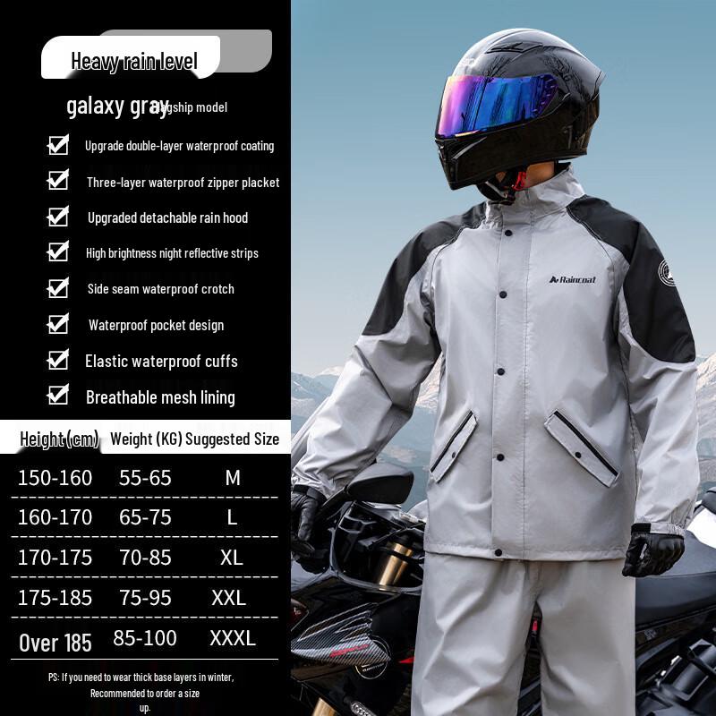 KarLot Motorcycle Rain Suit L-XXXL