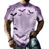 Men's Halloween Vintage Short Sleeve T Shirt Loose Breathable Summer Sports Streetwear Casual Everyday Top Lightweight Comfortable Fit