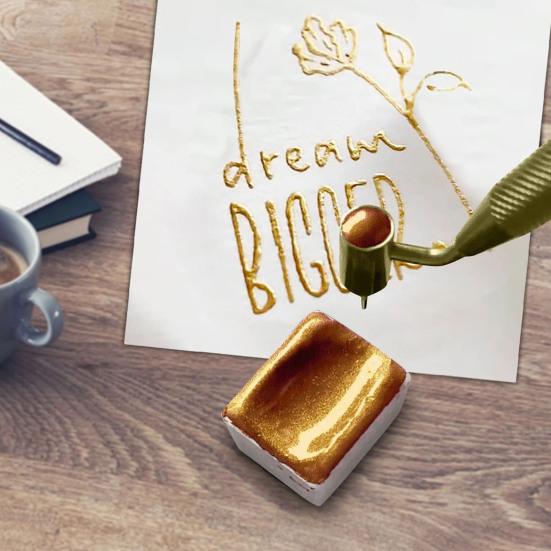 Fine Line Painting Pen Fluid Writer Calligraphy Tool Aluminum Liner for Artists Students Sketching Art Crafts Furniture Refinishing Smudge Pen