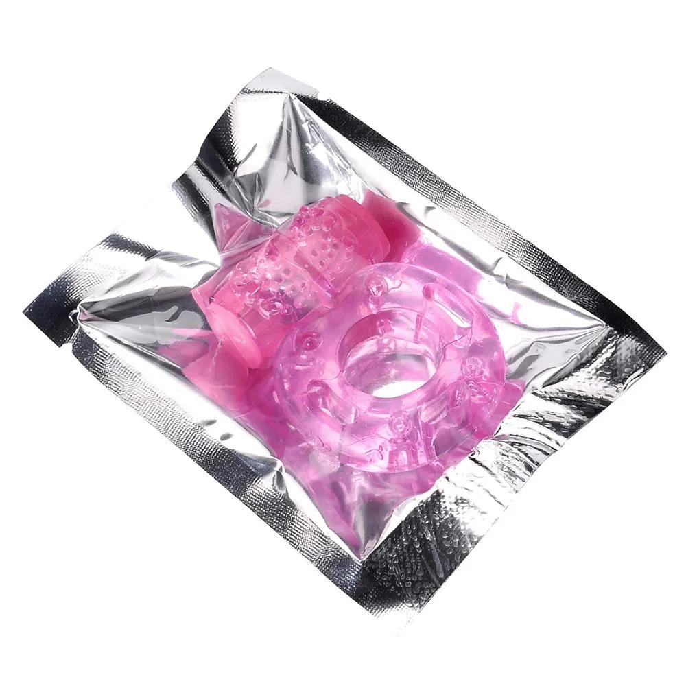 Vibrating Butterfly Cock Ring Clitoral Stimulator Penis Erection Enhance for Men