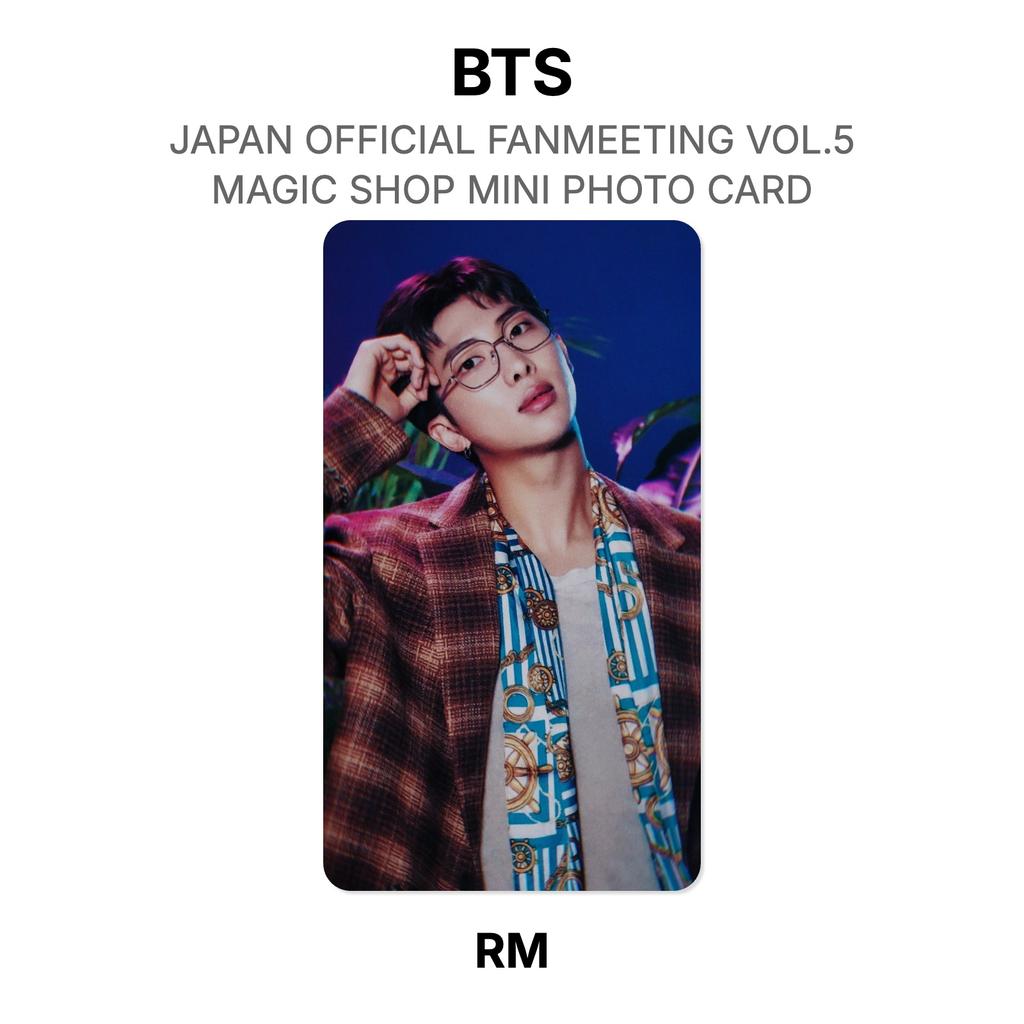 BTS JAPAN OFFICIAL FANMEETING VOL.5 MAGIC SHOP MINI PHOTO CARD Official Photocard