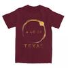 Texas Total Solar Eclipse April 8 2024 Shirt Accessories Men Women Cotton Vintage T-shirt Short Sleeve Clothes Graphic Printing