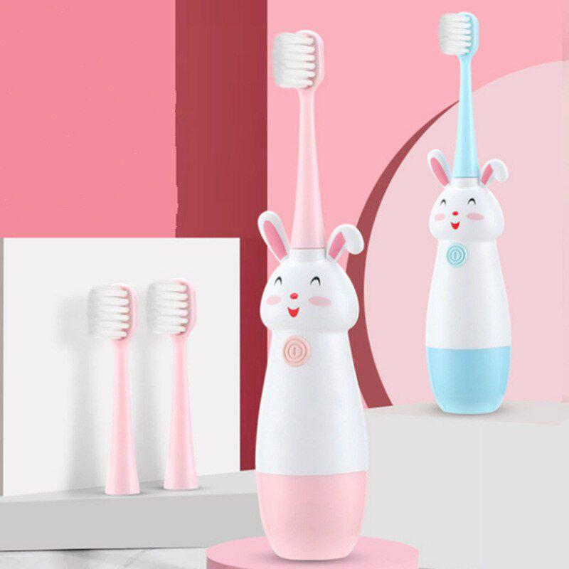 Superior Abs Material Electric Toothbrush For Kids With Soft Silicone Bristles