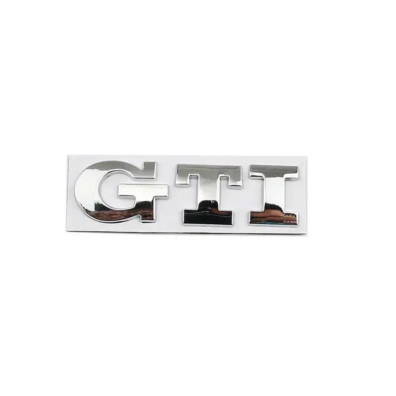 for Volkswagen VW Metal GTI Logo Car Rear Trunk Emblem Side Sticker Golf 4 5 6 7 8 Polo Jetta Tiguan Passat T-Roc MK2 MK5 MK7LP8