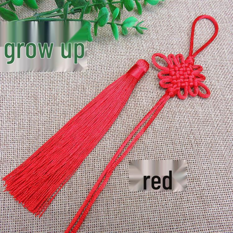 Chinese Knot Car Pendant - Handmade Tassel Accessory (Pack of 6)