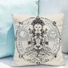 Buddhist Buddha Throw Pillow Covers Fall Decoration Sleeping Pillows Pillowcases Decorative Sofa Cushions Room Decor Cover Cases