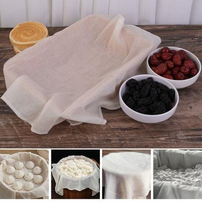 High Quality Multifunctional Tofu Makingfilter Cloth Absorbent Breathable Reusable Tofu Cloth Kitchen Tools Cotton Gauze