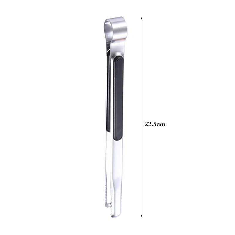Stainless Steel Kitchen Tongs Small Barbecue Grill Cooking Tongs BBQ Meat Salad Food Tongs Clamp Ice Tongs Clip Kitchen Utensils