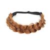 Adjustable Braided Hair Headband Golden/Brown/Black Handmade Hair Band  Women